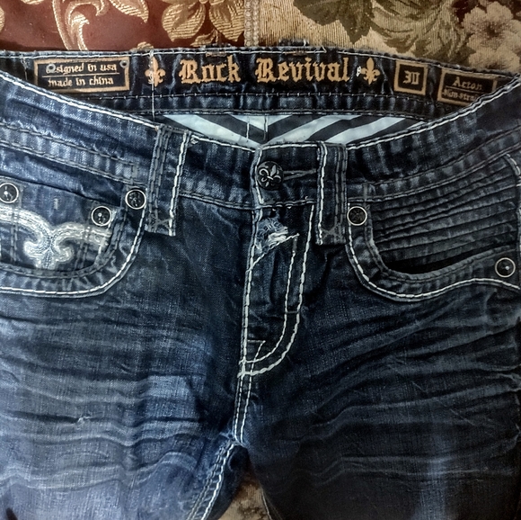 Rock Revival sz30 Men’s Jeans - Picture 2 of 2